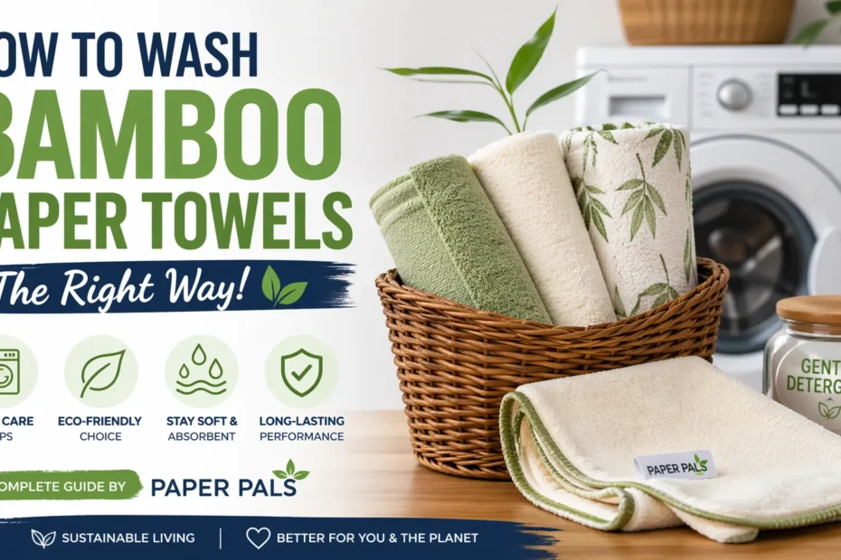 How to Wash Bamboo Paper Towels
