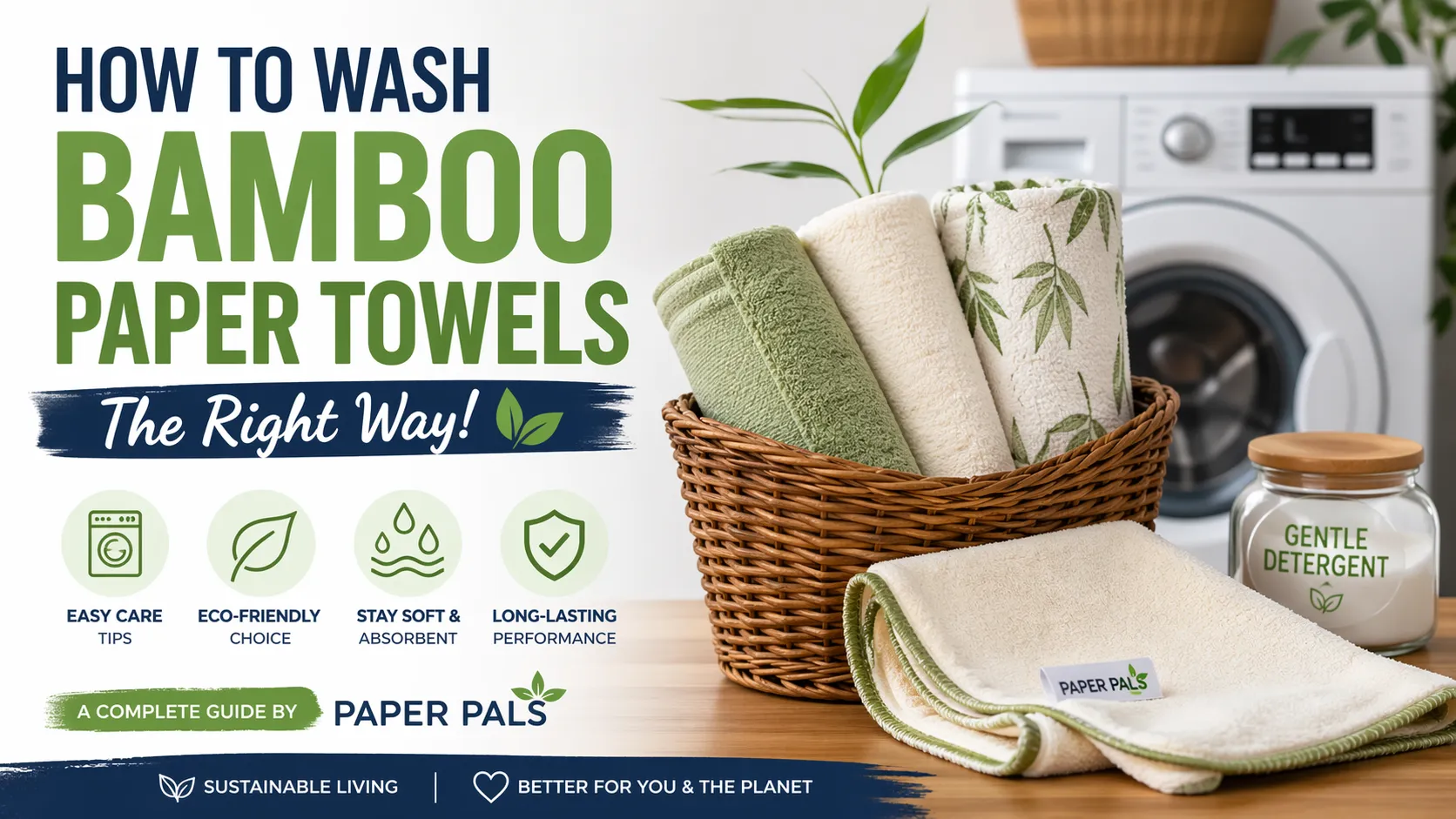How to Wash Bamboo Paper Towels