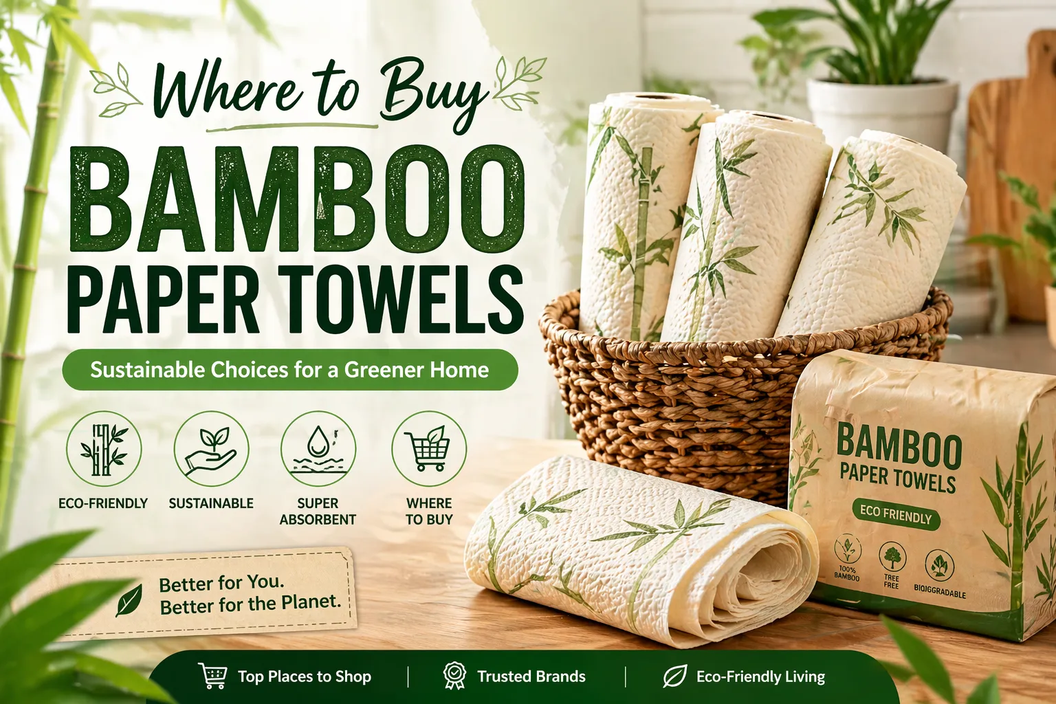 Where to Buy Bamboo Paper Towels