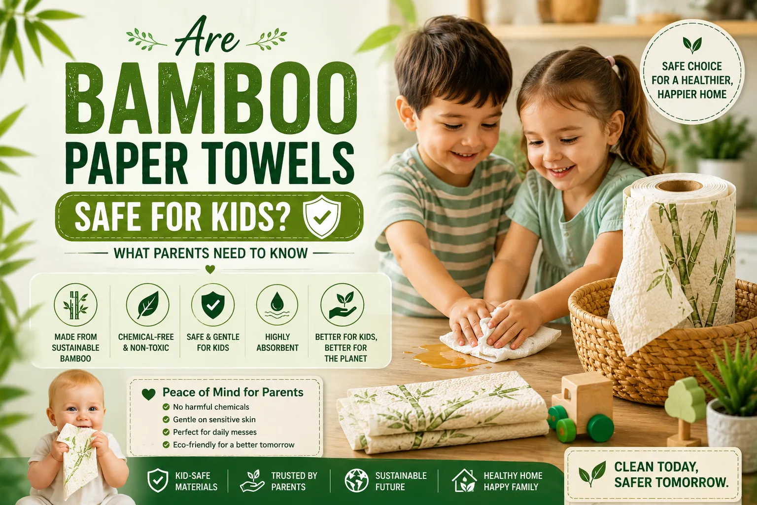 Are Bamboo Paper Towels Safe for Kids